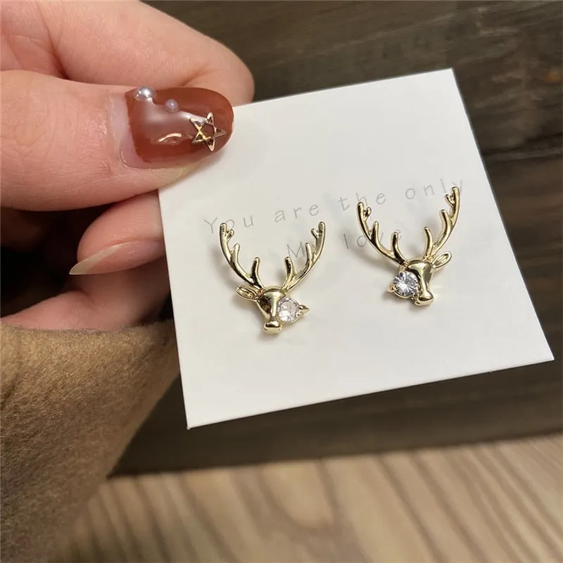 Vintage Bohemian Cubic Zirconia Stud Earrings Set by 17KM