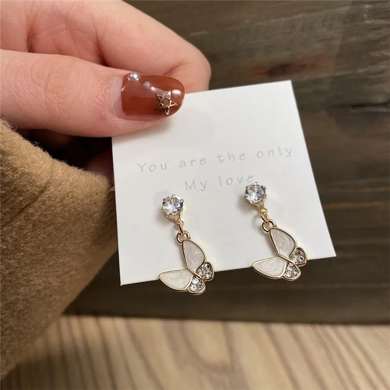 Vintage Bohemian Cubic Zirconia Stud Earrings Set by 17KM