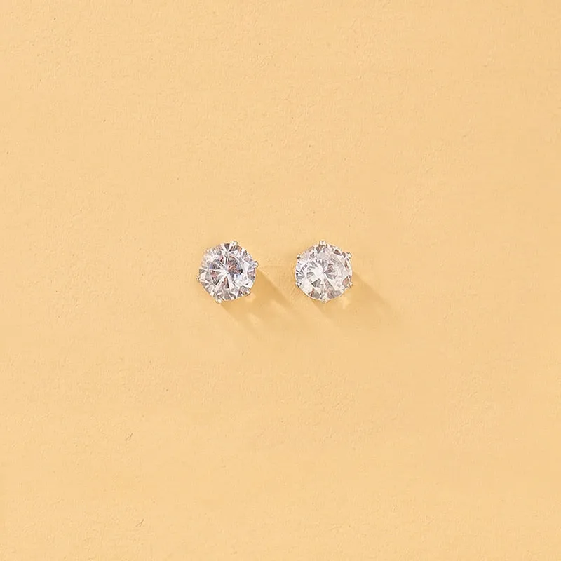 Vintage Bohemian Cubic Zirconia Stud Earrings Set by 17KM