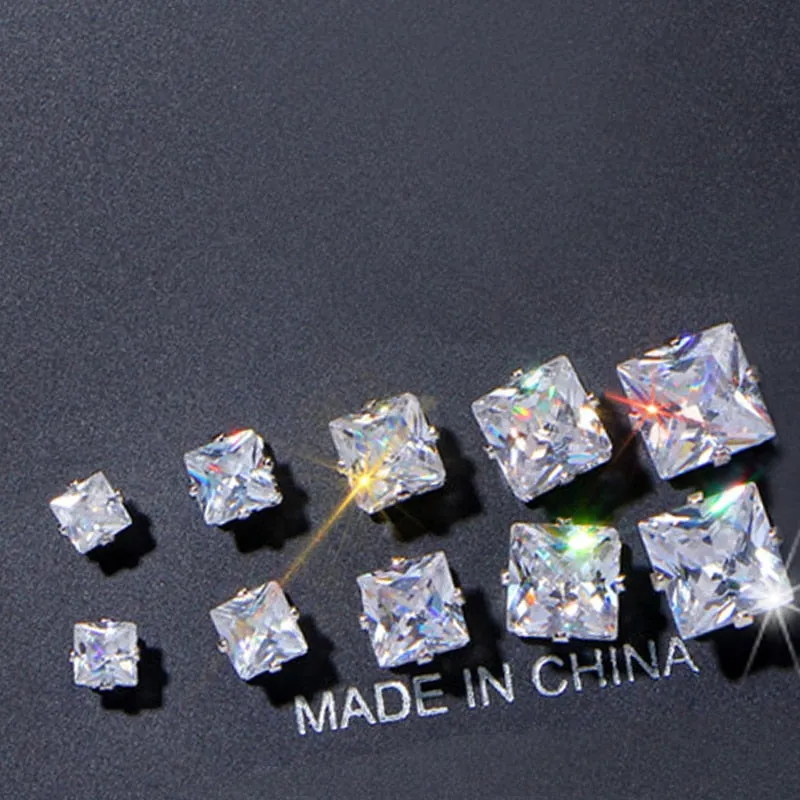 Vintage Bohemian Cubic Zirconia Stud Earrings Set by 17KM