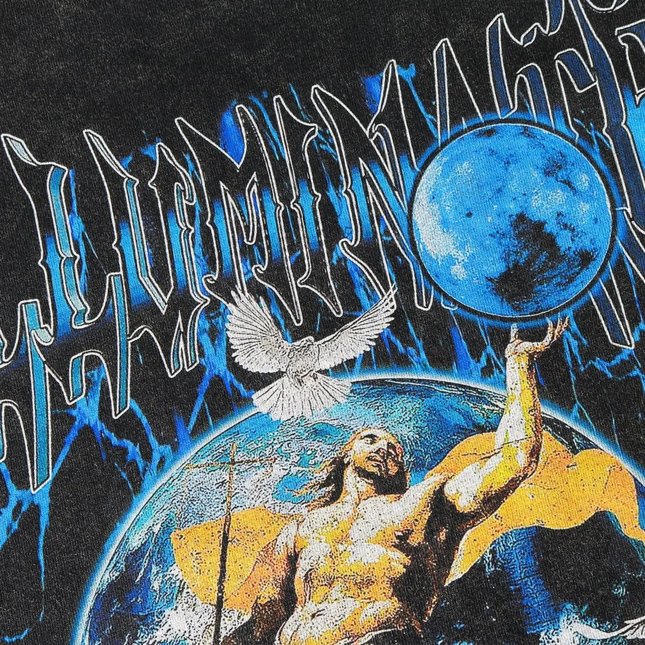 Vintage Brave Earth Cotton Washed Graphic Tee