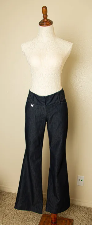 Vintage - Express Casual Work Pants in Blue Size 6 Regular