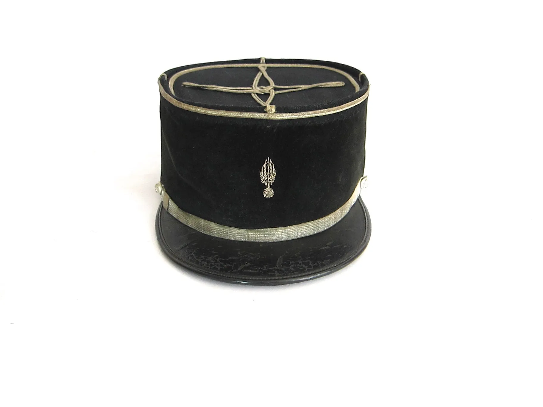 Vintage French Military Infantry Chasseurs Kepi Hat  (6 7/8)