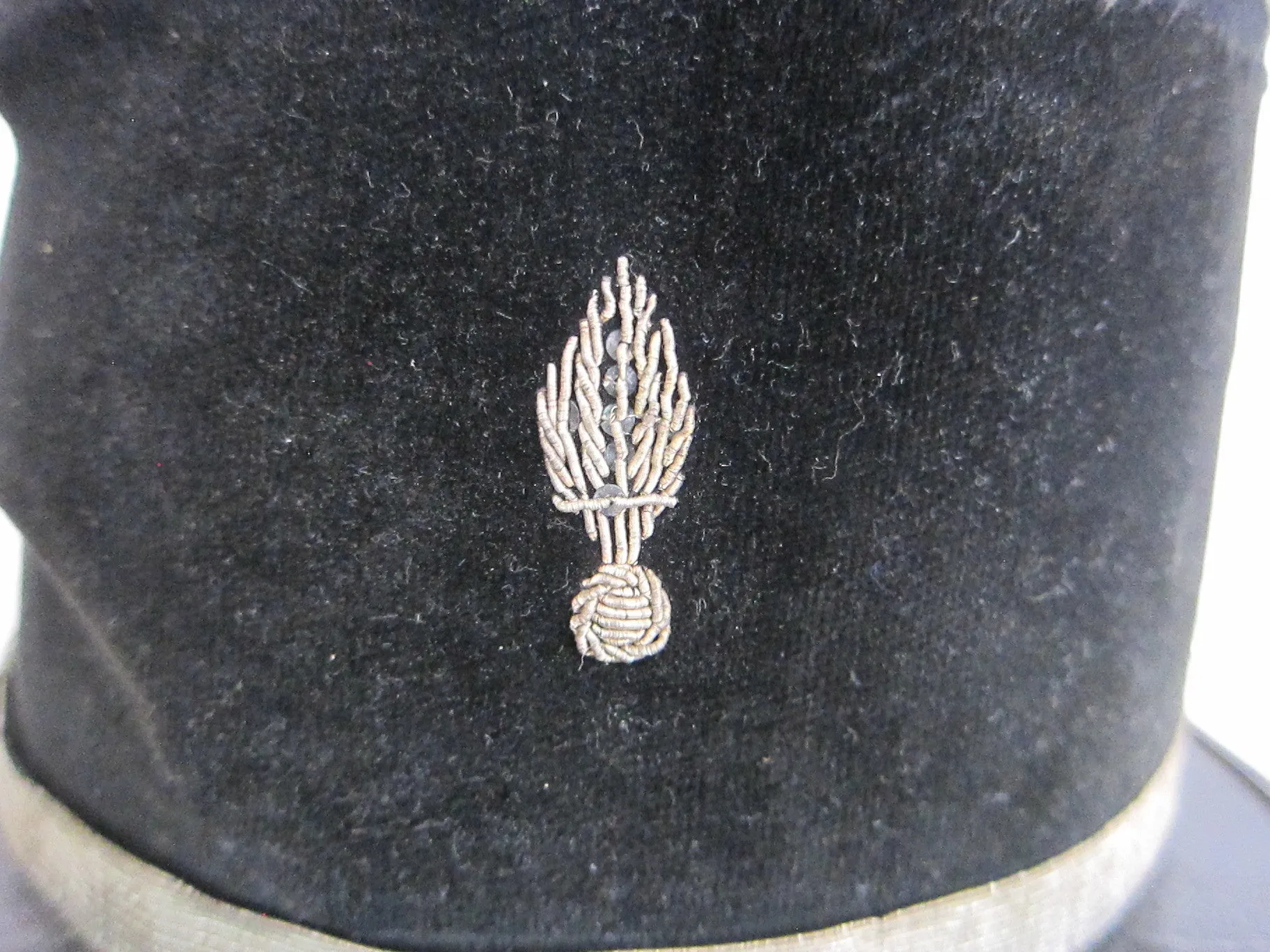 Vintage French Military Infantry Chasseurs Kepi Hat  (6 7/8)