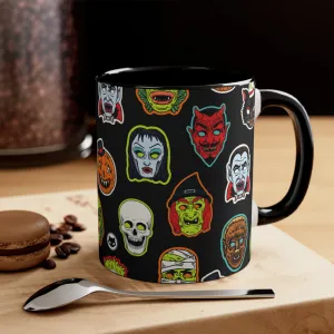 Vintage Halloween Mask Mug