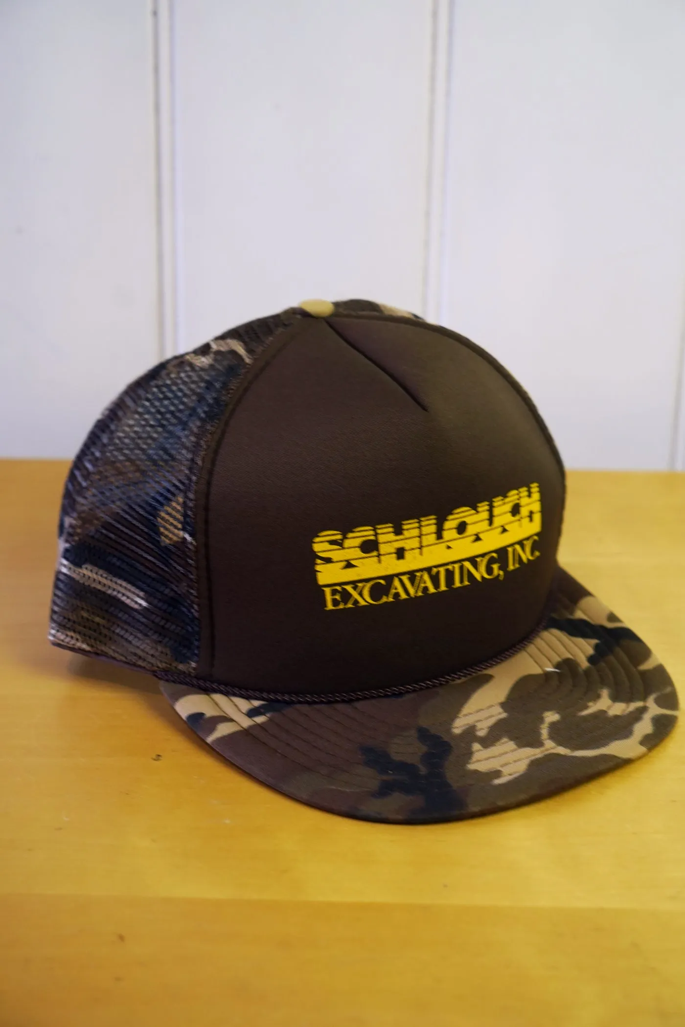 Vintage Hat “Schlouch Excavating Trucker"