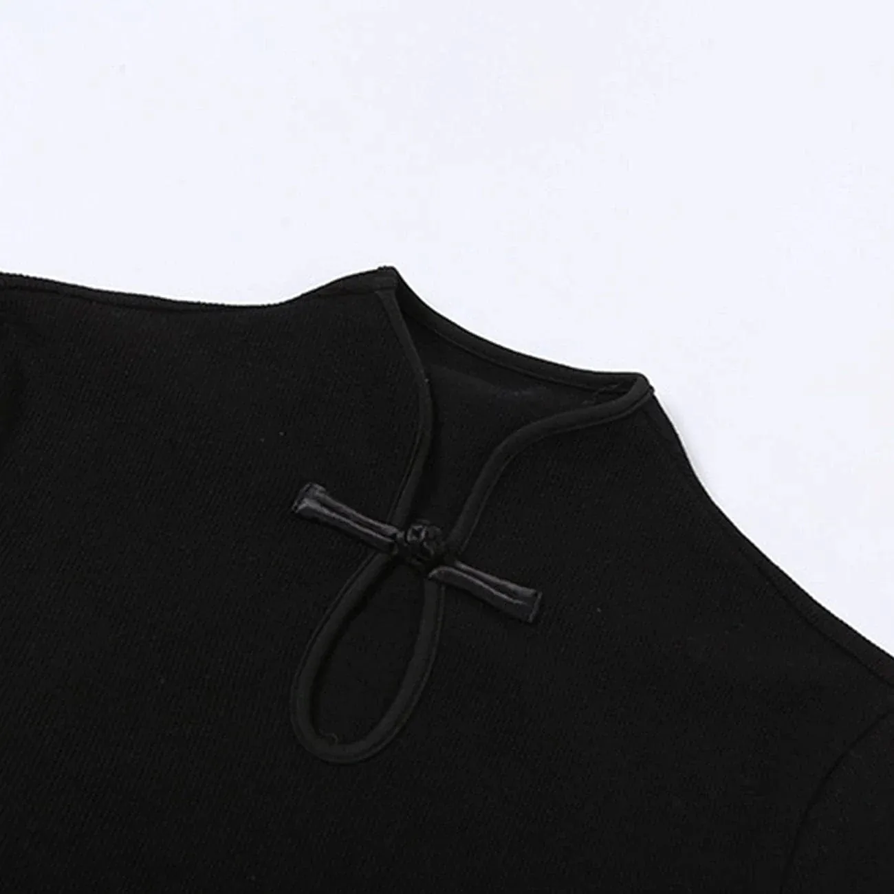 Vintage Hollow Out Slim Fit Tee