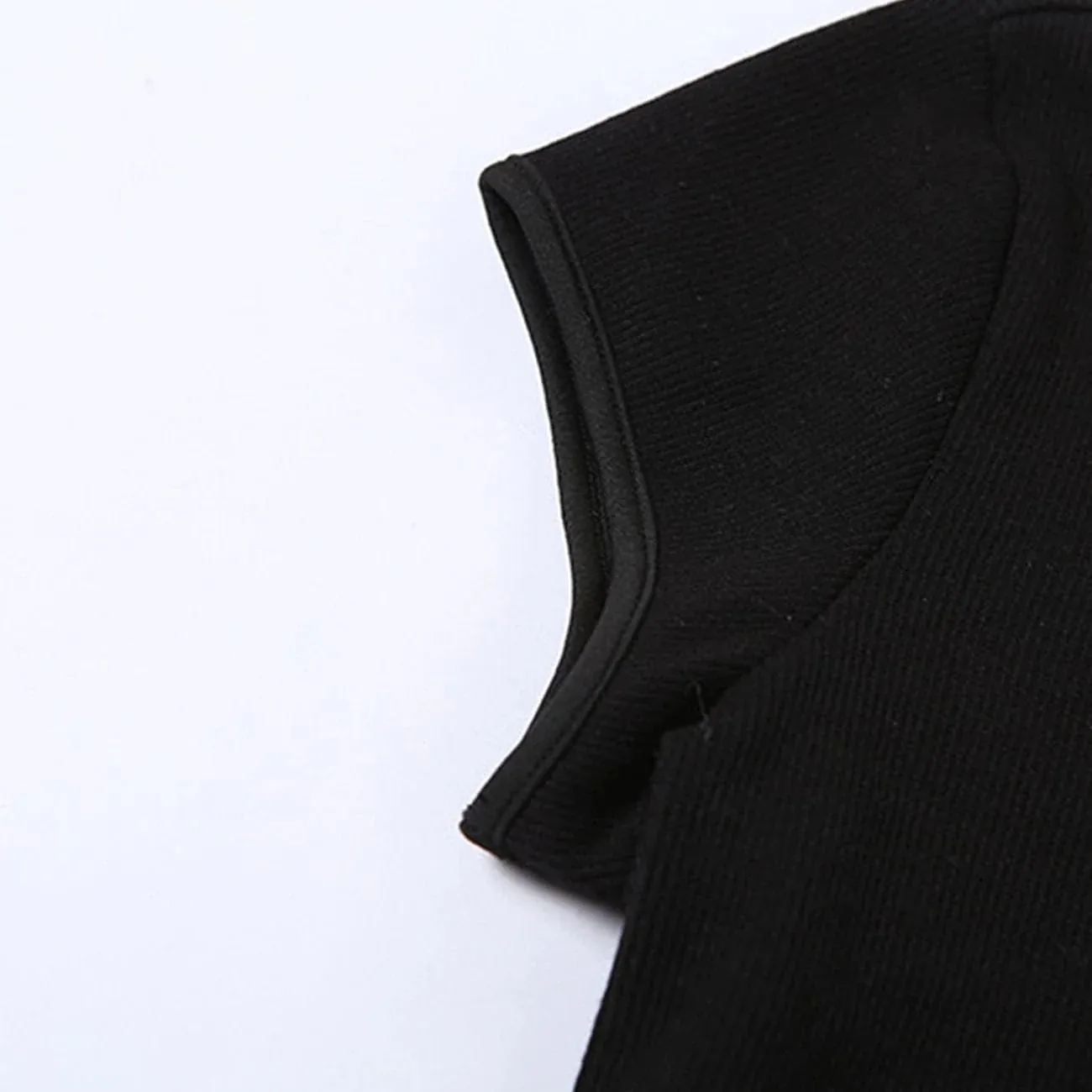 Vintage Hollow Out Slim Fit Tee