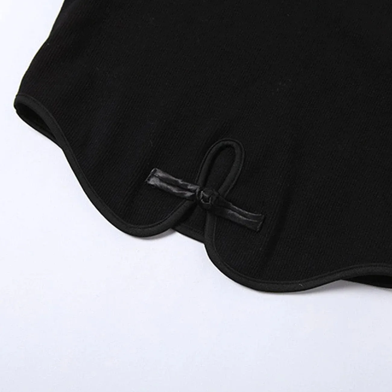 Vintage Hollow Out Slim Fit Tee