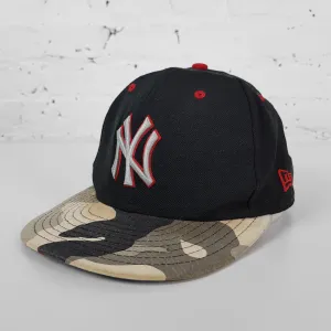Vintage MLB New York Yankees Camouflage Cap - Black
