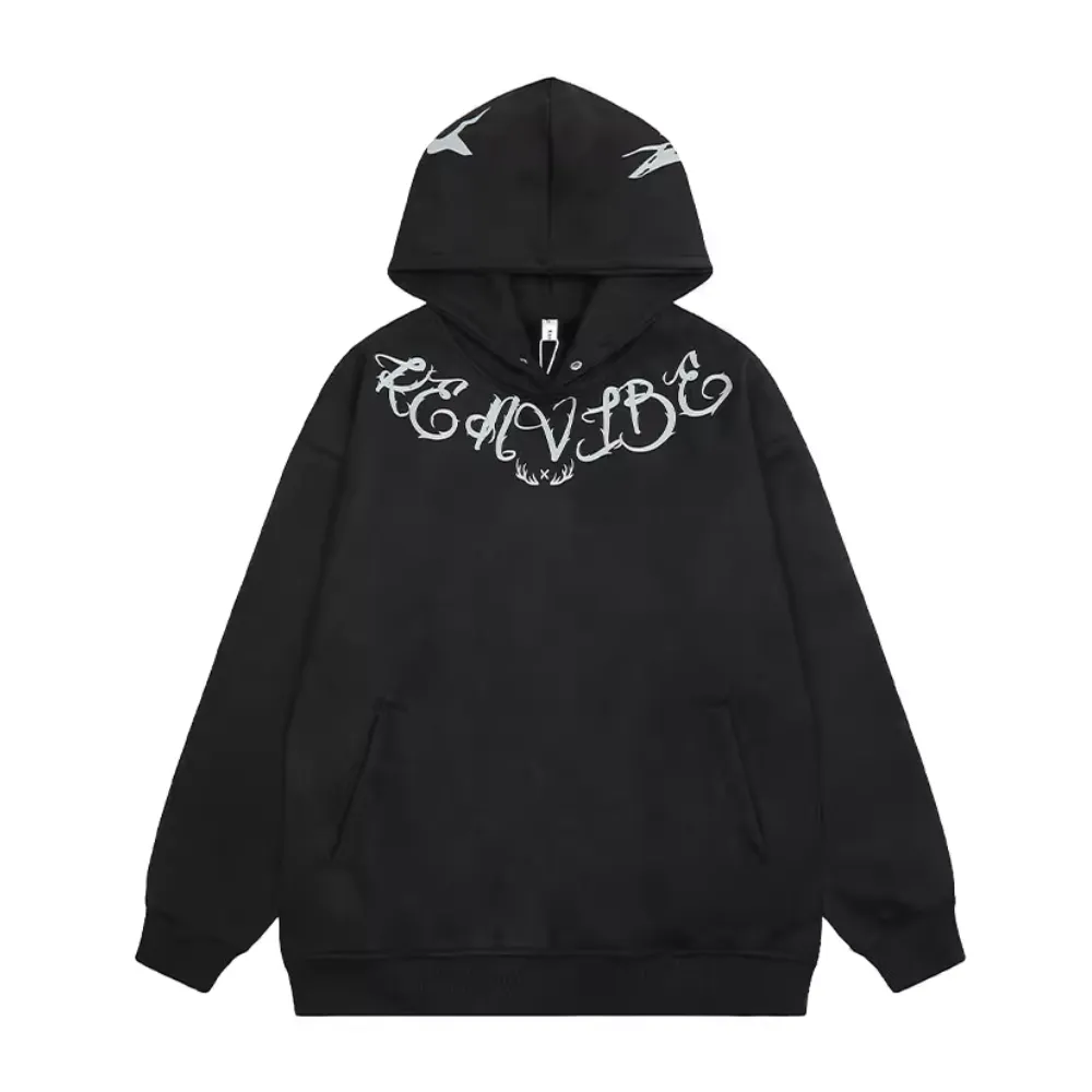 Vintage Solid Suede Hoodie