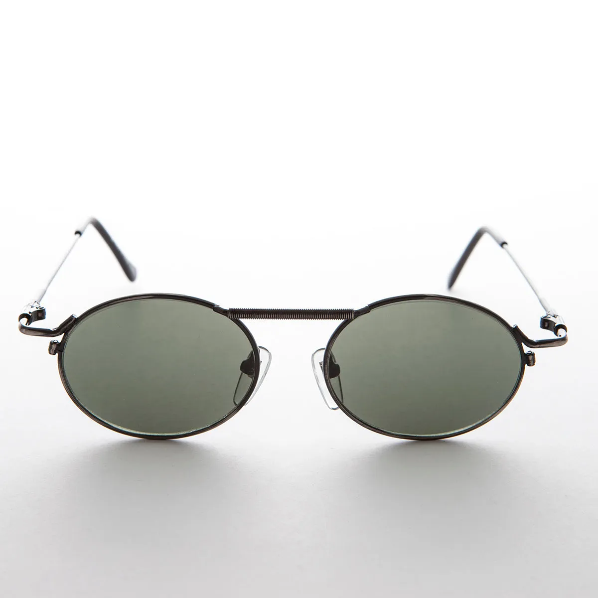 Vintage Steampunk Sunglass with Spring Brow Bar - Steamcon
