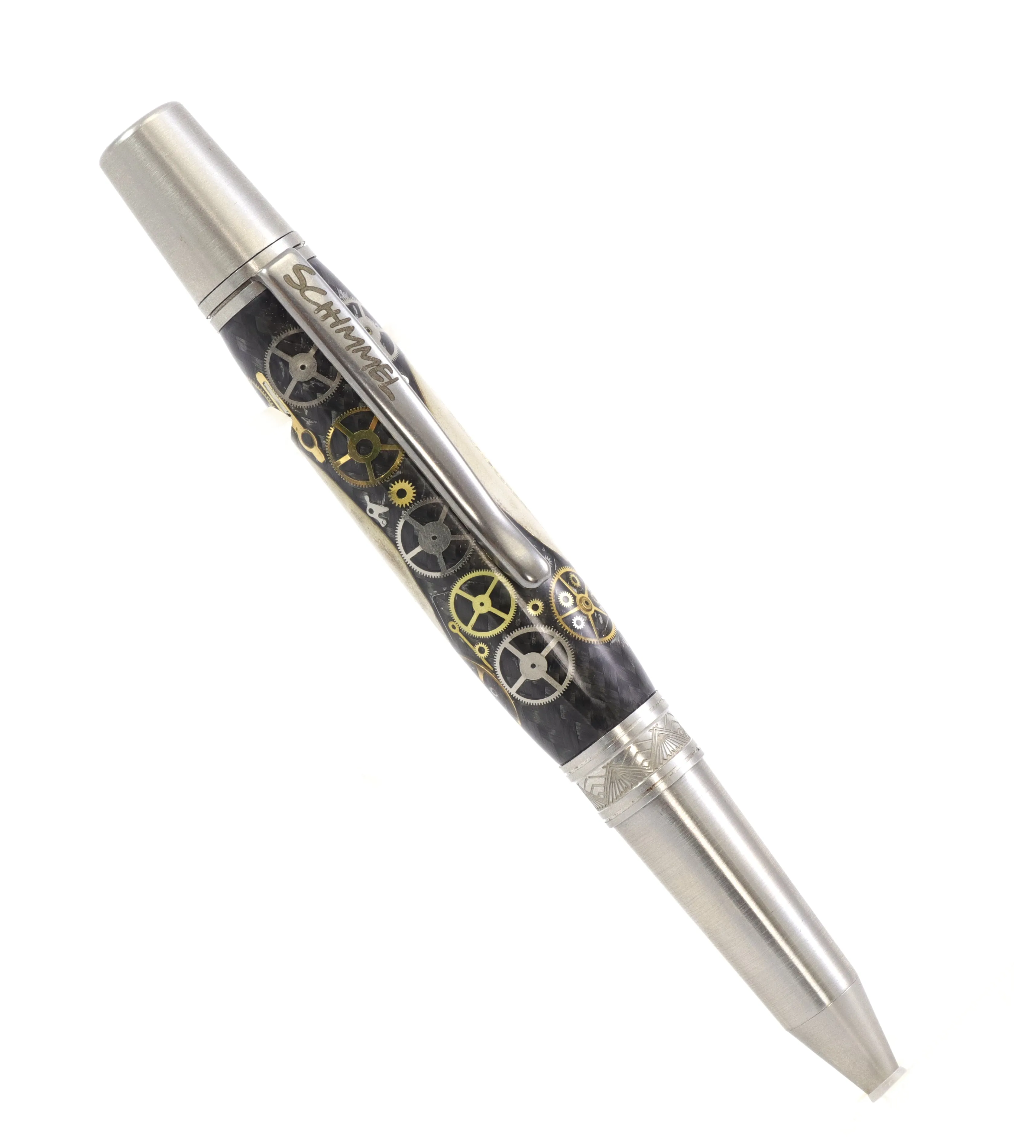 Vintage Waltham Watch Parts Pen - Stainless Steel