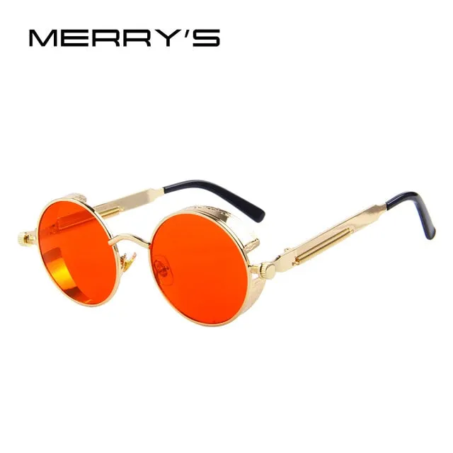 Vintage Women Steampunk Sunglasses UV400
