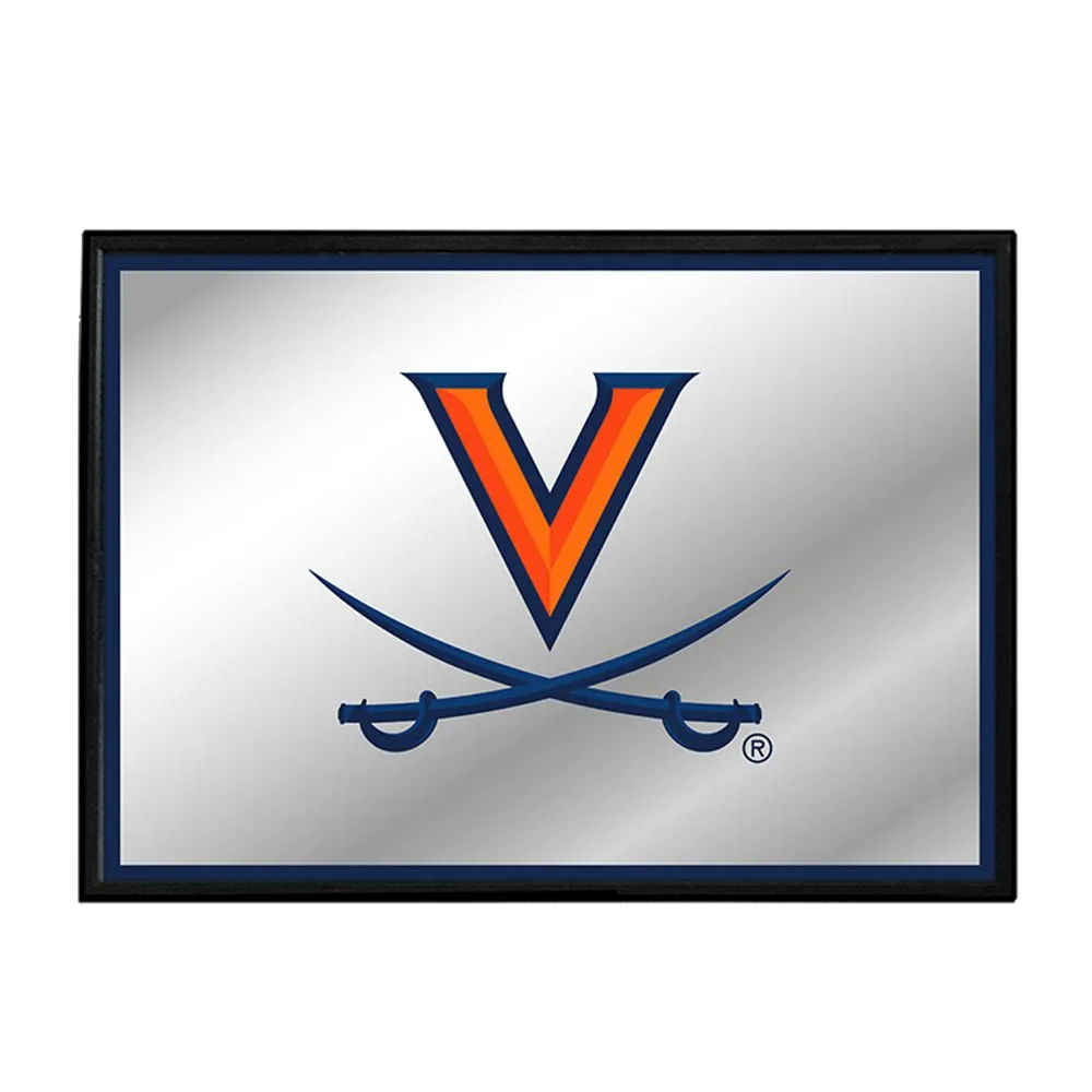 Virginia Cavaliers: Framed Mirrored Wall Sign