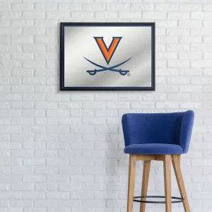 Virginia Cavaliers: Framed Mirrored Wall Sign