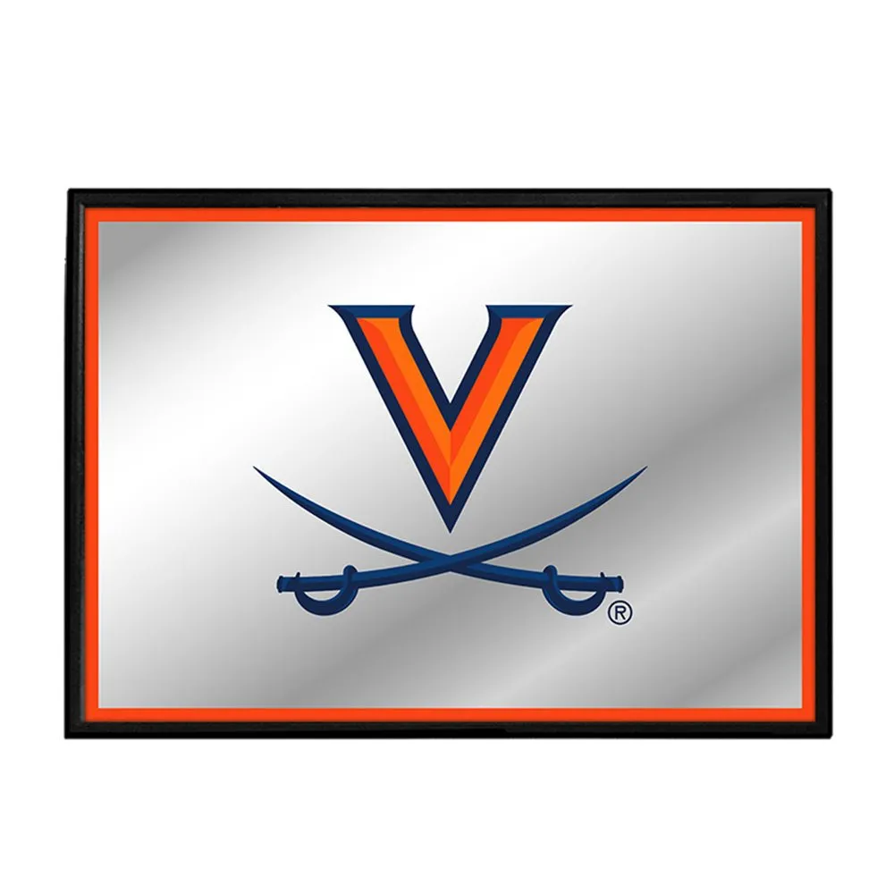 Virginia Cavaliers: Framed Mirrored Wall Sign