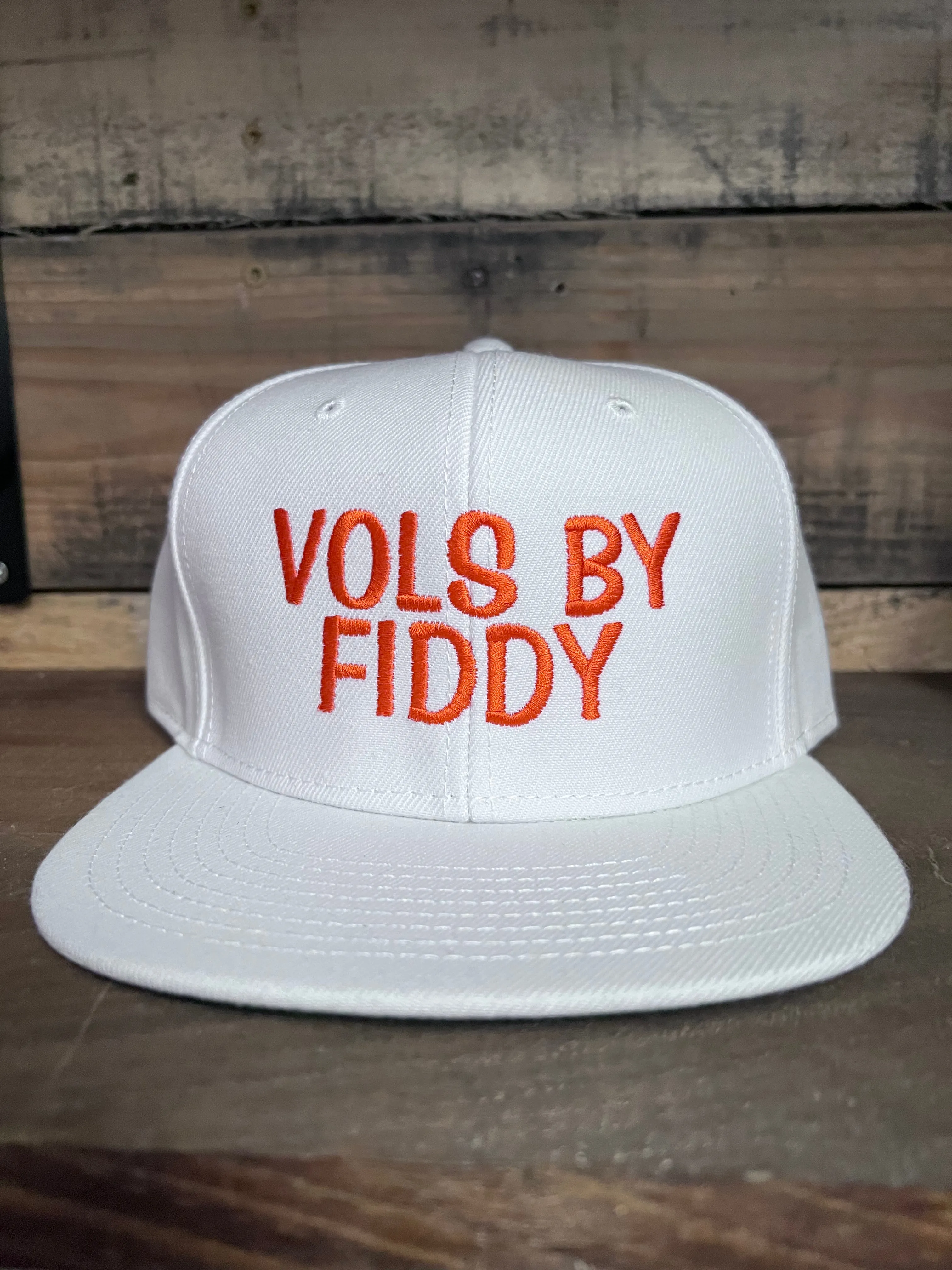 Vols By Fiddy Vintage Snapback Hat Cap Custom Embroidery