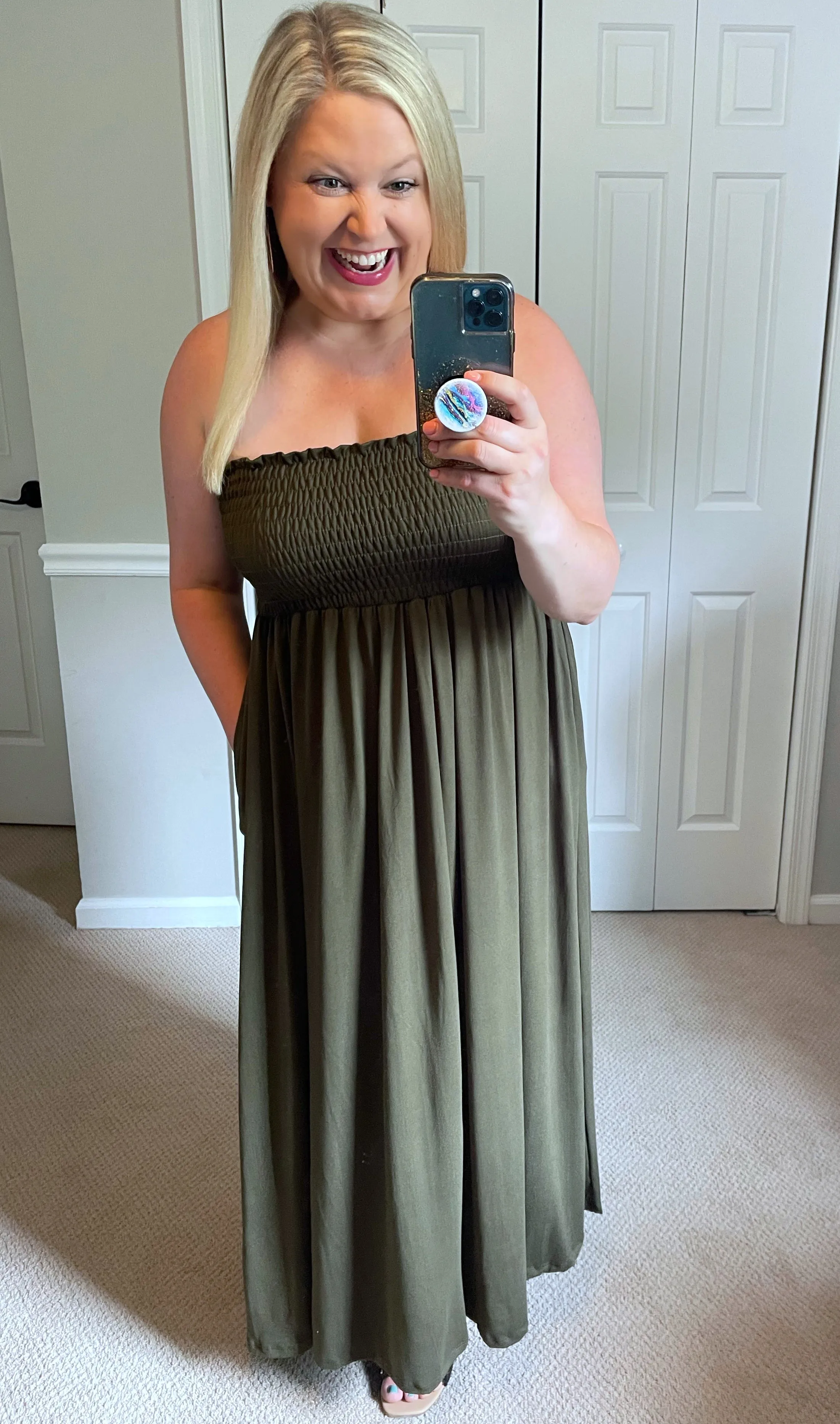 World's Best Maxi in Olive
