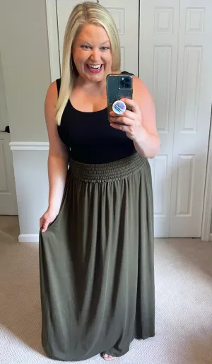 World's Best Maxi in Olive