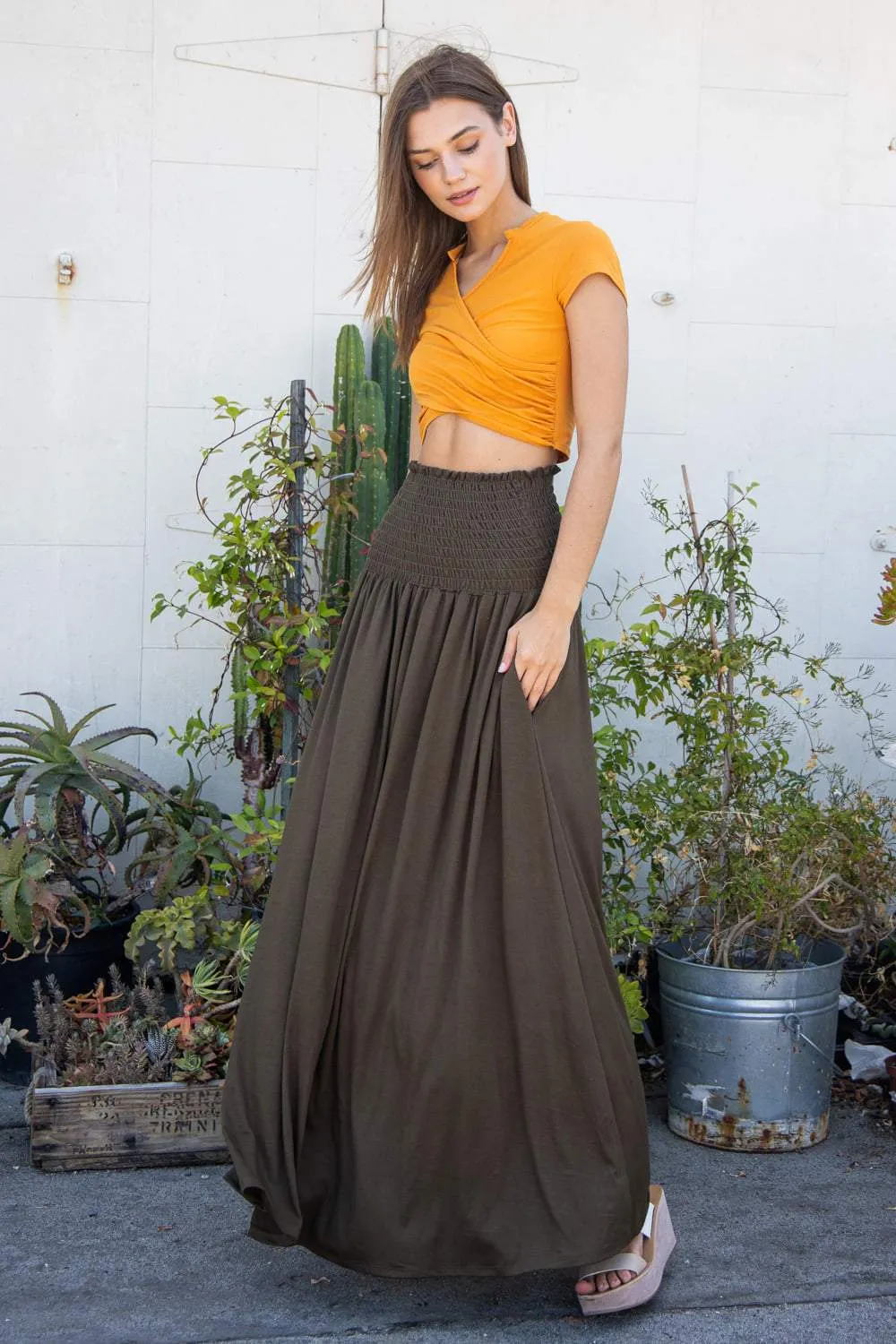 World's Best Maxi in Olive