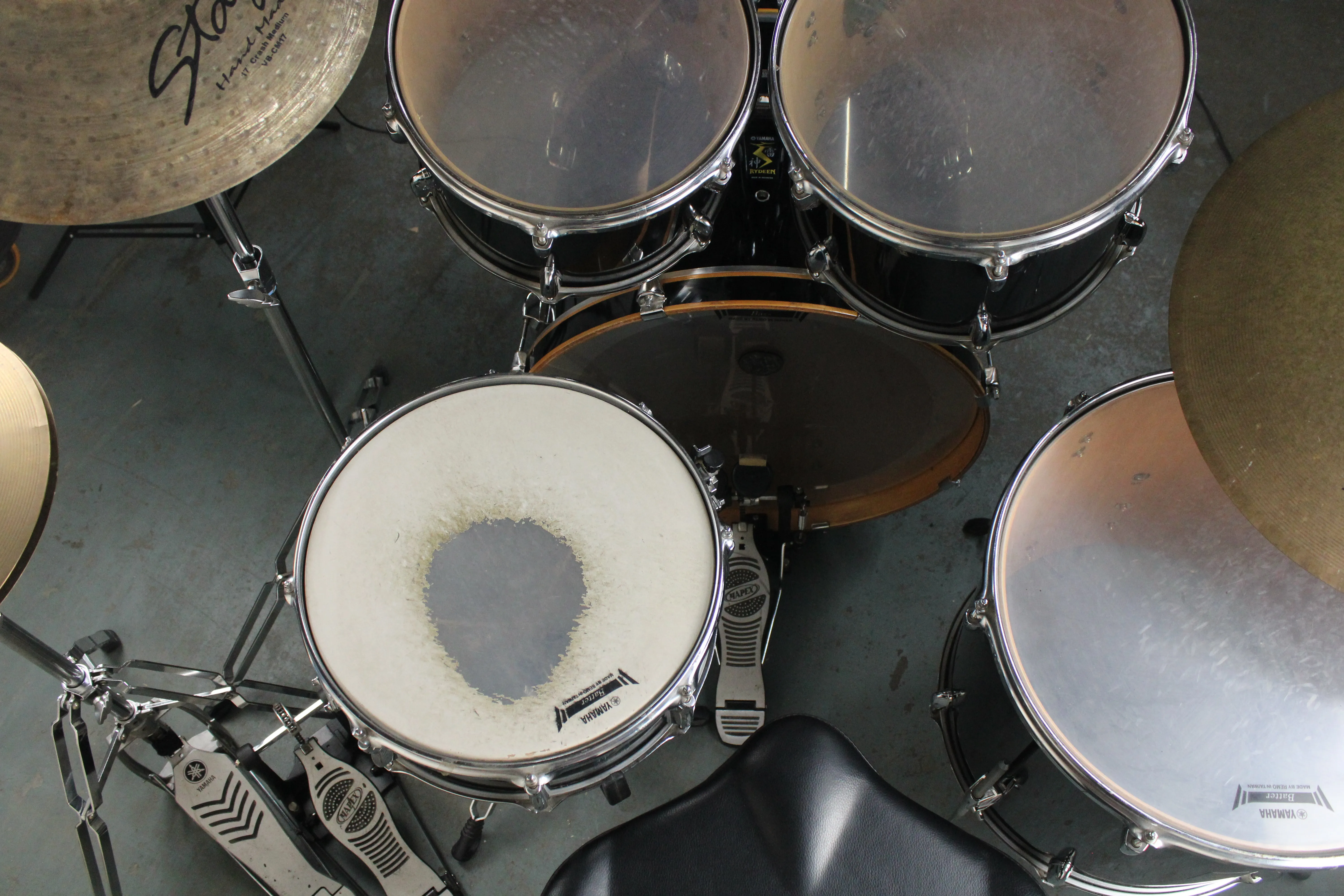Yamaha Rydeen 22" Drum Kit / Double Kick Pedal - USED