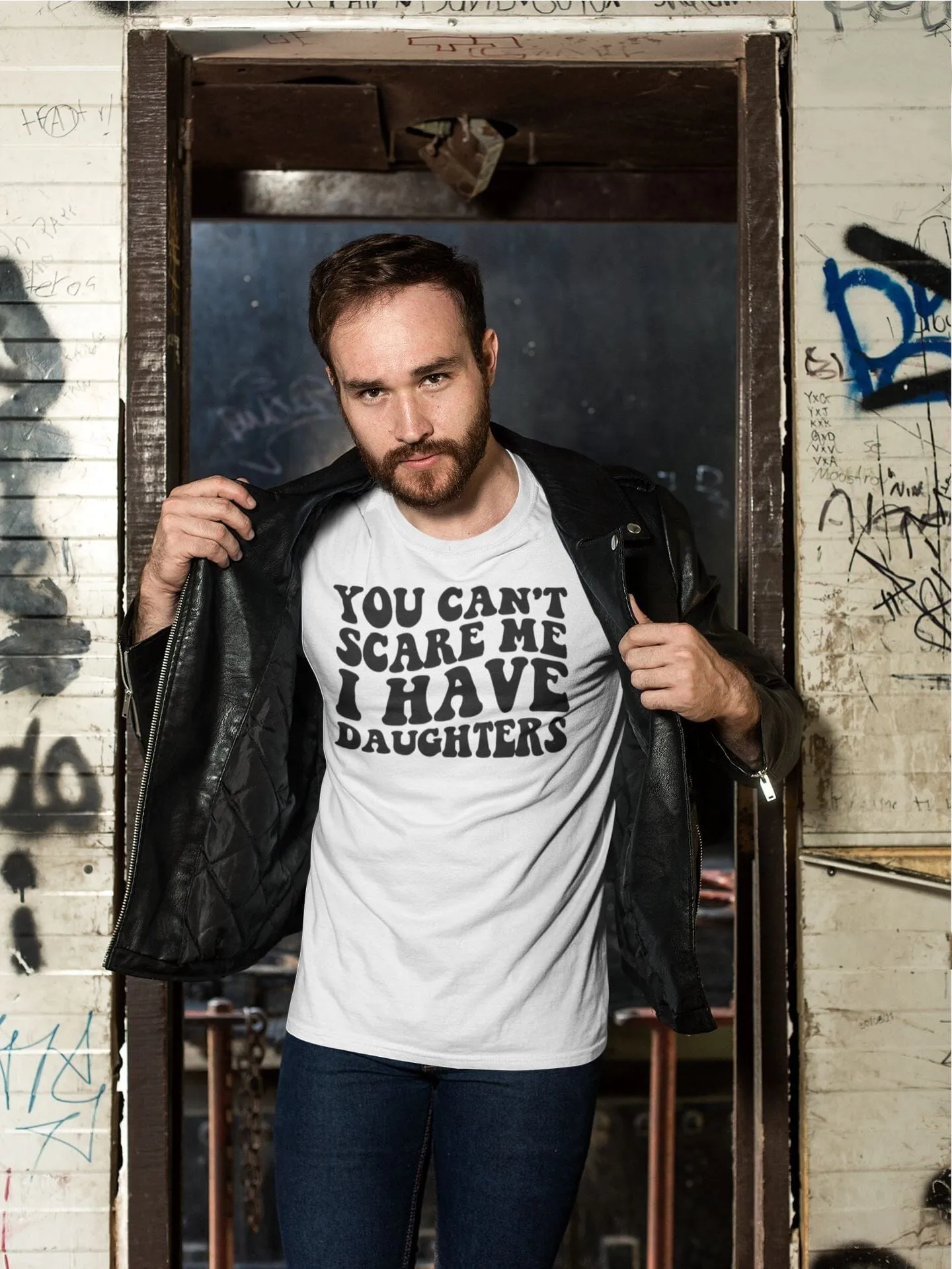 You Cant Scare Me Dad Tshirt